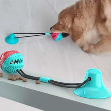 Load image into Gallery viewer, Dog Bite Toy Interactive food leaker toy with Suction Cup