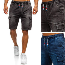 Load image into Gallery viewer, Men Fashion Denim Shorts