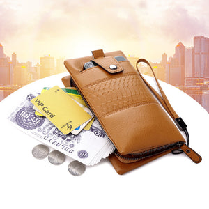 Multifunctional large capacity mobile phone wallet