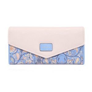 Floral Rhombus Ladies Long Wallet