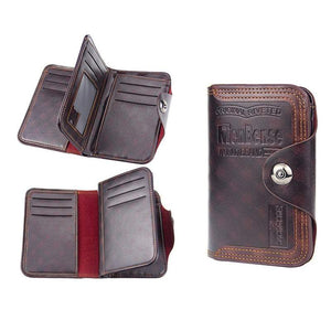 Men's Large Capacity Short Wallet