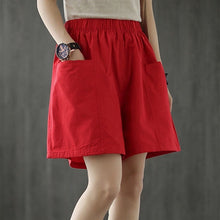 Load image into Gallery viewer, Simple Linen Cotton Shorts