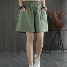 Load image into Gallery viewer, Simple Linen Cotton Shorts