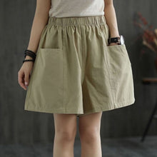 Load image into Gallery viewer, Simple Linen Cotton Shorts