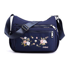 Load image into Gallery viewer, Embroidered Floral Shoulder Bag