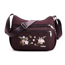 Load image into Gallery viewer, Embroidered Floral Shoulder Bag