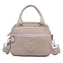 Load image into Gallery viewer, Functional Multi-Compartment Solid Color Handbag